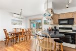 Eat in kitchen with seating for the whole family 